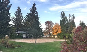 Fall Colors at Sand Volleyball Court