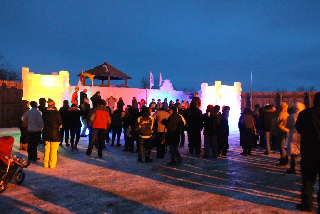 Fort Winter Festival activity at the Fort