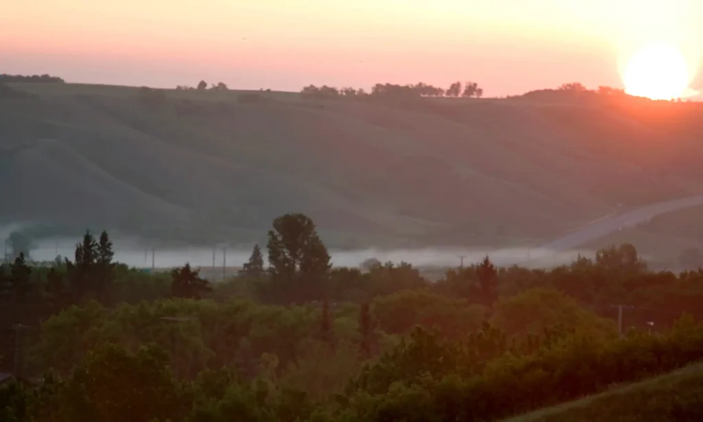 Misty morning in the valley