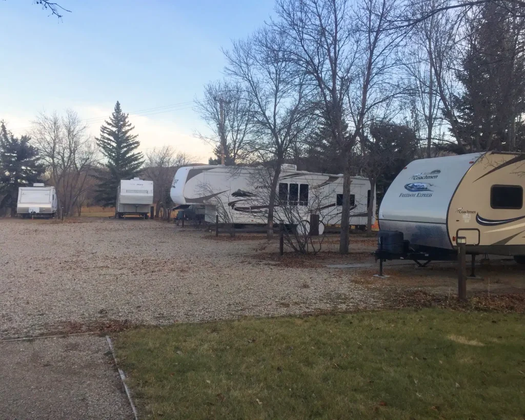 BraeBurn RV Park on a quiet late fall day