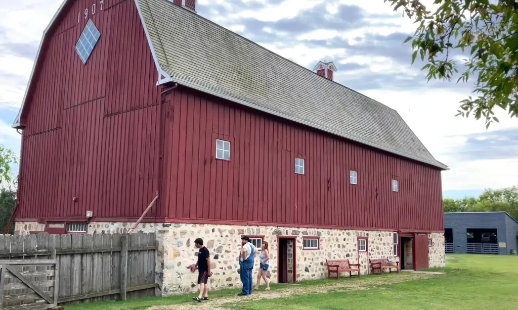 Motherwell Homestead well preserved barn 2024