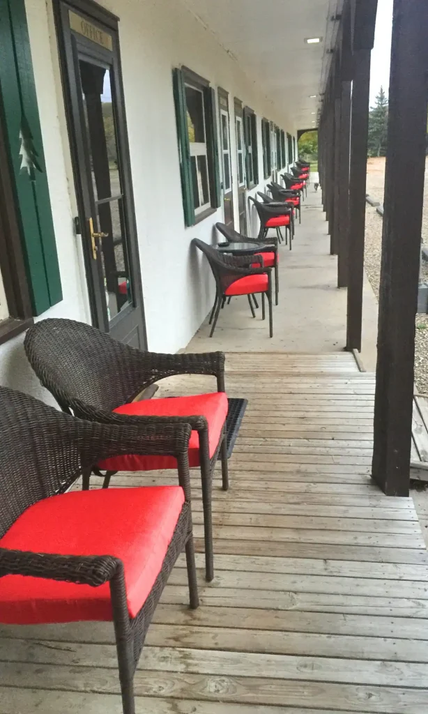View of our outside seating